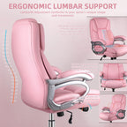 Bossin Big and Tall Executive Office Chair,500LBS Adjustable Lumbar Support Ergonomic Chair with High Back PU Leather Computer