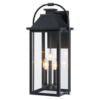 Brits Black Outdoor Wall Lantern Sconce Light