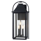 Brits Black Outdoor Wall Lantern Sconce Light