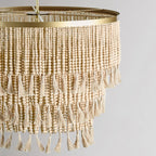Brittany Natural Beaded Chandelier by Kosas Home