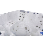 Buenospa Jersey 6 - Person 46 - Jet Hot Tub, Ice White, Gray with Ozone and LED Lights