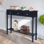 Burlington Wood 3-drawer Console Hallway Table