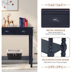 Burlington Wood 3-drawer Console Hallway Table