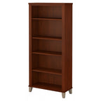 Bush Furniture Somerset Tall 5 Shelf Bookcase with Adjustable Shelves