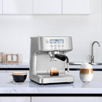 CASABREWS Ultra All in one Espresso Machine with LCD Display,Silver