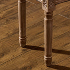 CO-Z French Vintage Upholstered Foot Stool and Vanity Stool