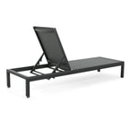 Cape Coral Outdoor Aluminum Chaise Lounge (Set of 2) by Christopher Knight Home - 77.56 D x 25.20 W x 11.80 H