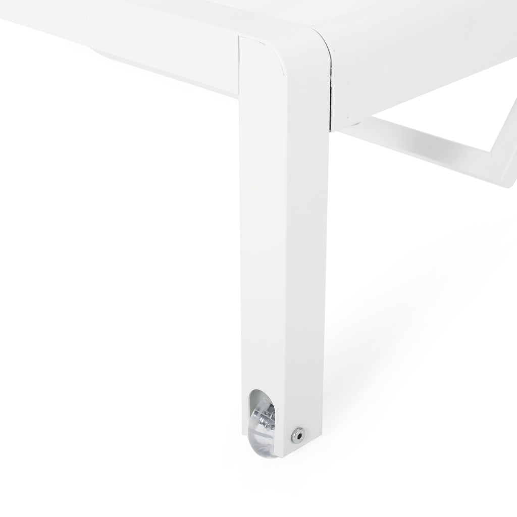 Cape Coral Outdoor Aluminum Chaise Lounge (Set of 2) by Christopher Knight Home - 77.56 D x 25.20 W x 11.80 H