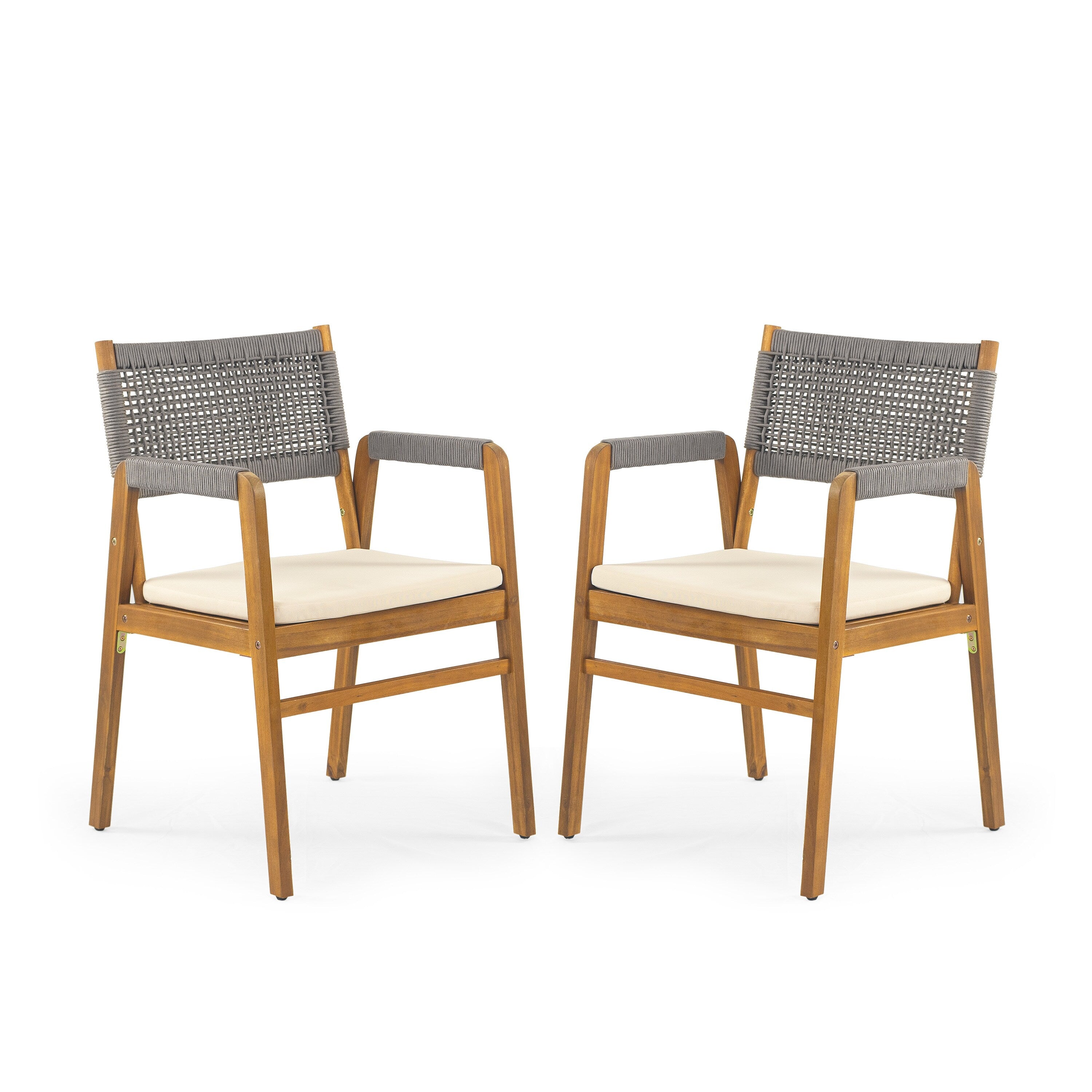 Captef Outdoor 5-piece acacia wood Dining Set by Christopher Knight Home