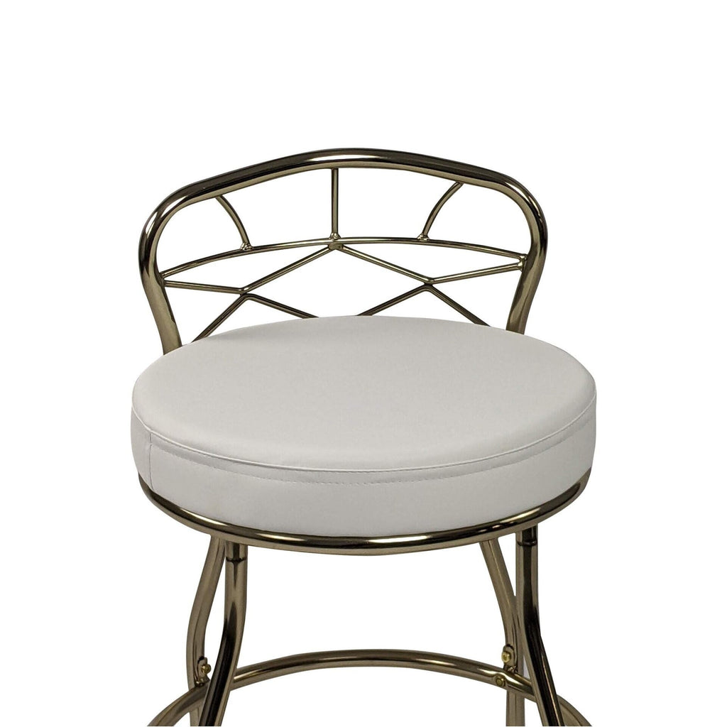 Carolina Living Diana X-Back Vanity Stool with Casters