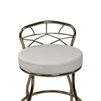 Carolina Living Diana X-Back Vanity Stool with Casters