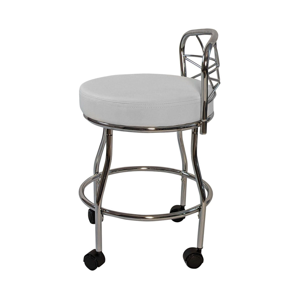 Carolina Living Diana X-Back Vanity Stool with Casters