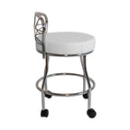 Carolina Living Diana X-Back Vanity Stool with Casters