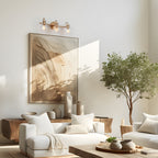 Modern Gold 3-Light Bathroom Vanity Light Orb Glass Wall Sconce