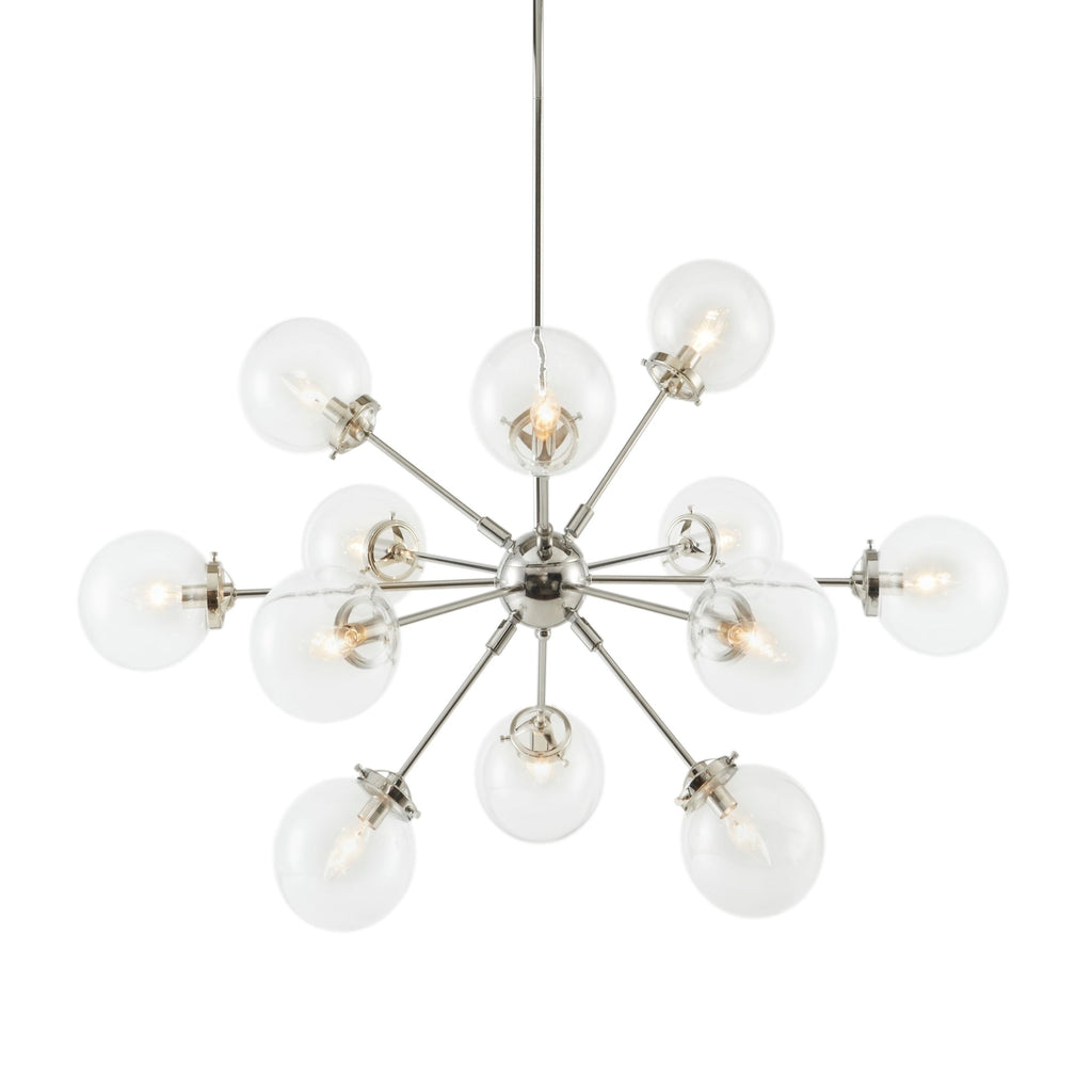 INK+IVY Paige 12-Light Chandelier with Oversized Globe Bulbs
