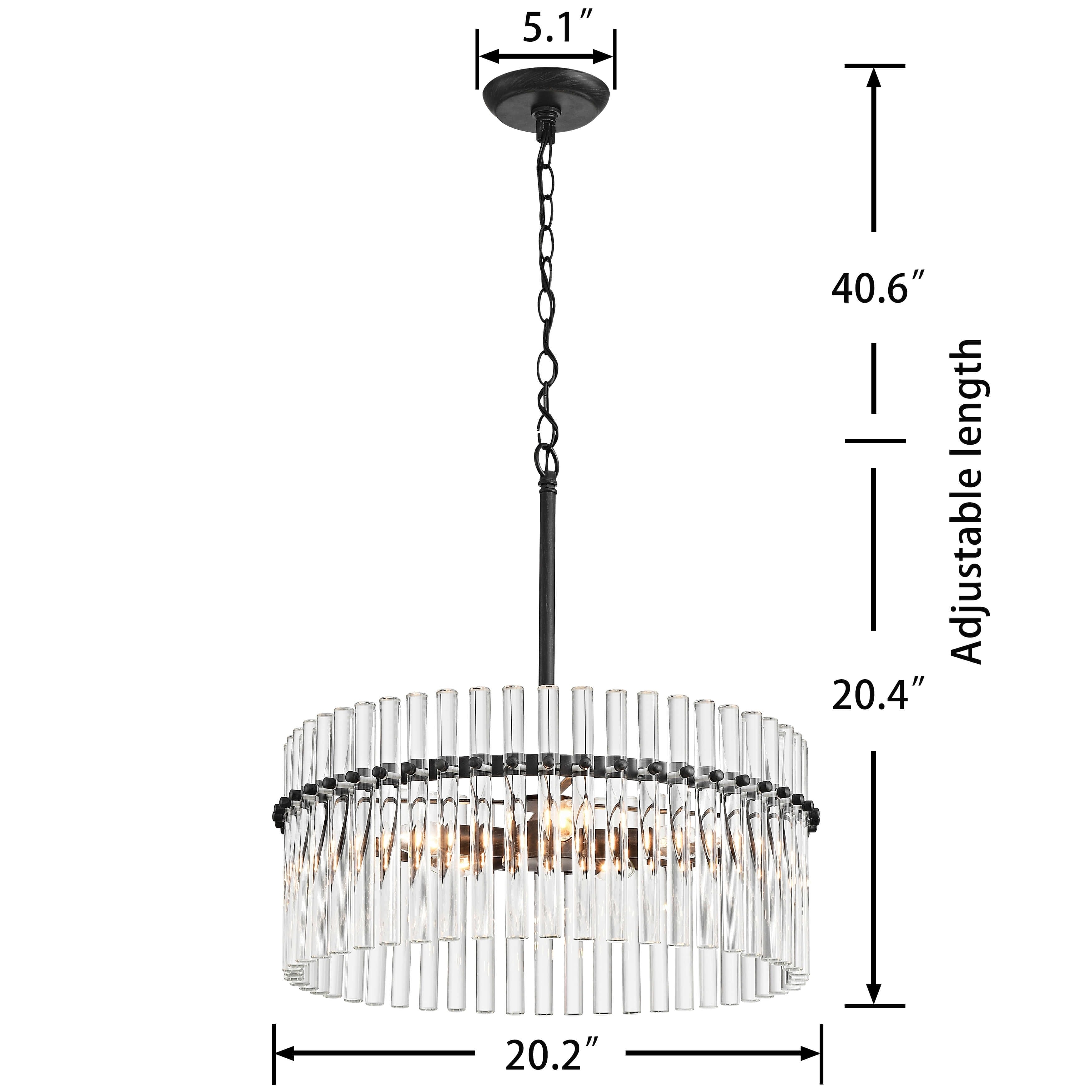 Casandra 5-light Crystal Chandelier