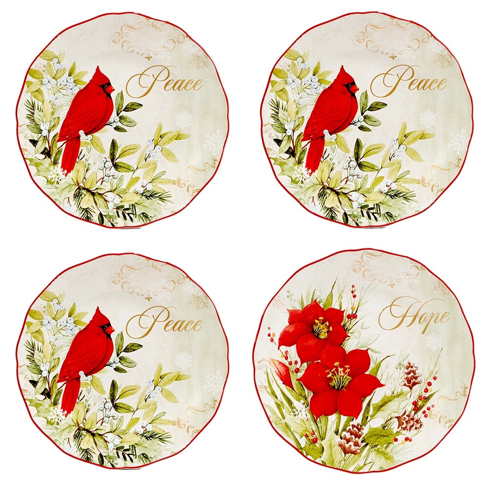 Certified International Winter's Medley 16 pc Dinnerware Set, Service for 4