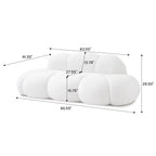 Cloud Shaped Couches for Living Room, Modern Comfy Compressed Sofa, Cloud Shaped Leisure Sofa for Bedroom, Apartment