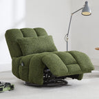 Cole Power Recliner Chair Swivel Glider with Lumbar Support