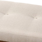 Contemporary Fabric Upholstered Bench by Baxton Studio