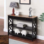 Convenience Concepts Oxford 1 Drawer Console Table with Shelves