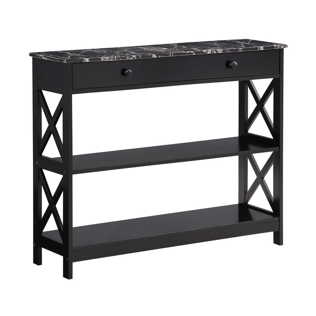 Convenience Concepts Oxford 1 Drawer Console Table with Shelves