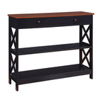 Convenience Concepts Oxford 1 Drawer Console Table with Shelves