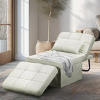 Convertible Sofa Bed Sleeper Sofa Chair Couch Folding Ottoman Recliner Chairs for Living Room