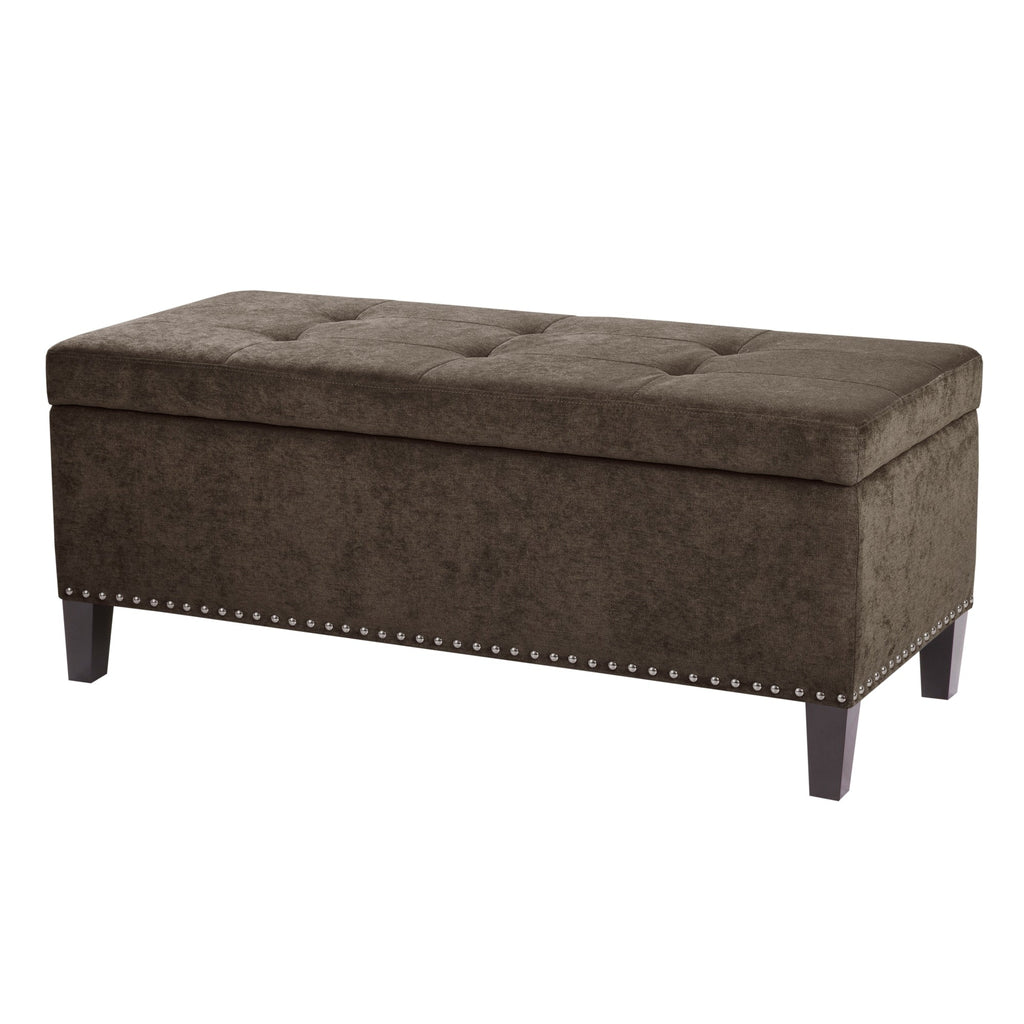 Madison Park Shandra II Tufted Top Soft Close Storage Bench