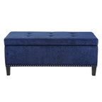 Madison Park Shandra II Tufted Top Soft Close Storage Bench