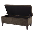 Madison Park Shandra II Tufted Top Soft Close Storage Bench