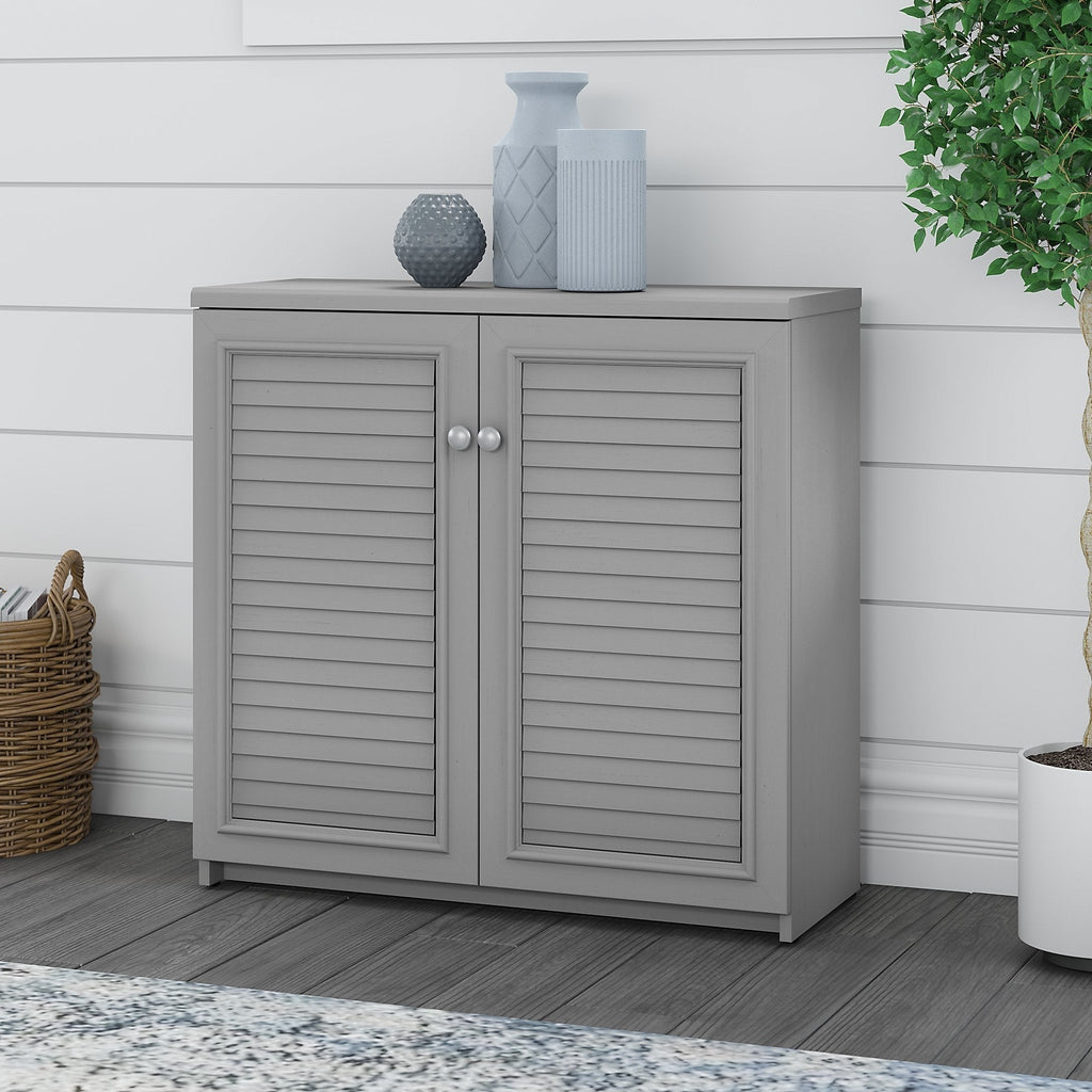 Fairview Storage Cabinet with Doors and Shelves by Bush Furniture - 31.73L x 12.76W x 30.71H