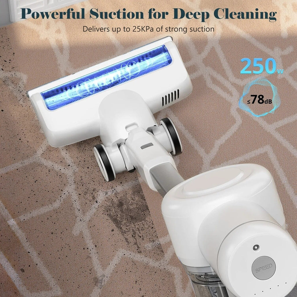 Cordless 3-in-1 Stick Vacuum Cleaner, Lightweight for Carpet, Hard Floors, Pet Hair, and Home Cleaning