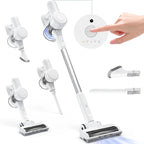 Cordless 3-in-1 Stick Vacuum Cleaner, Lightweight for Carpet, Hard Floors, Pet Hair, and Home Cleaning