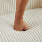 Corduroy Fabric Upholstered 2-Seat Sofa with Wooden Walnut Legs