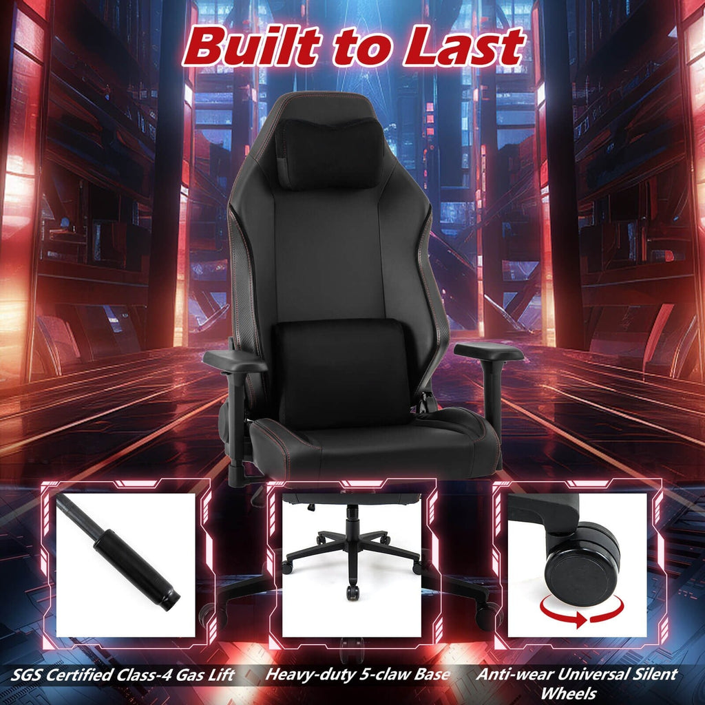 Costway Gaming Chair Ergonomic High Back Computer Chair with Rocking - See Details