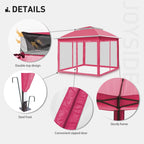 Cozywor 11 ft. x 11 ft. Pop-Up Steel Gazebo with Mosquito Netting
