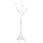 Tree-branch Rubberwood Freestanding Coat Rack with 8 Hooks - 24.5W x 70.87H