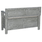 Dahlia Wood Flip Top Storage Entryway Bench