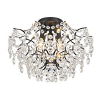 Dalia Elegant Indoor 3-light Crystal Flush Mount
