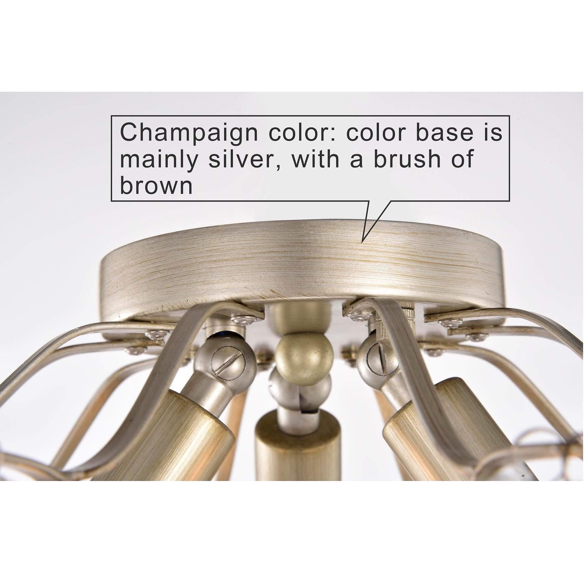 Dalia Elegant Indoor 3-light Crystal Flush Mount