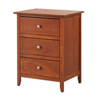 Daniel 3-drawer Transitional Wooden Nightstand