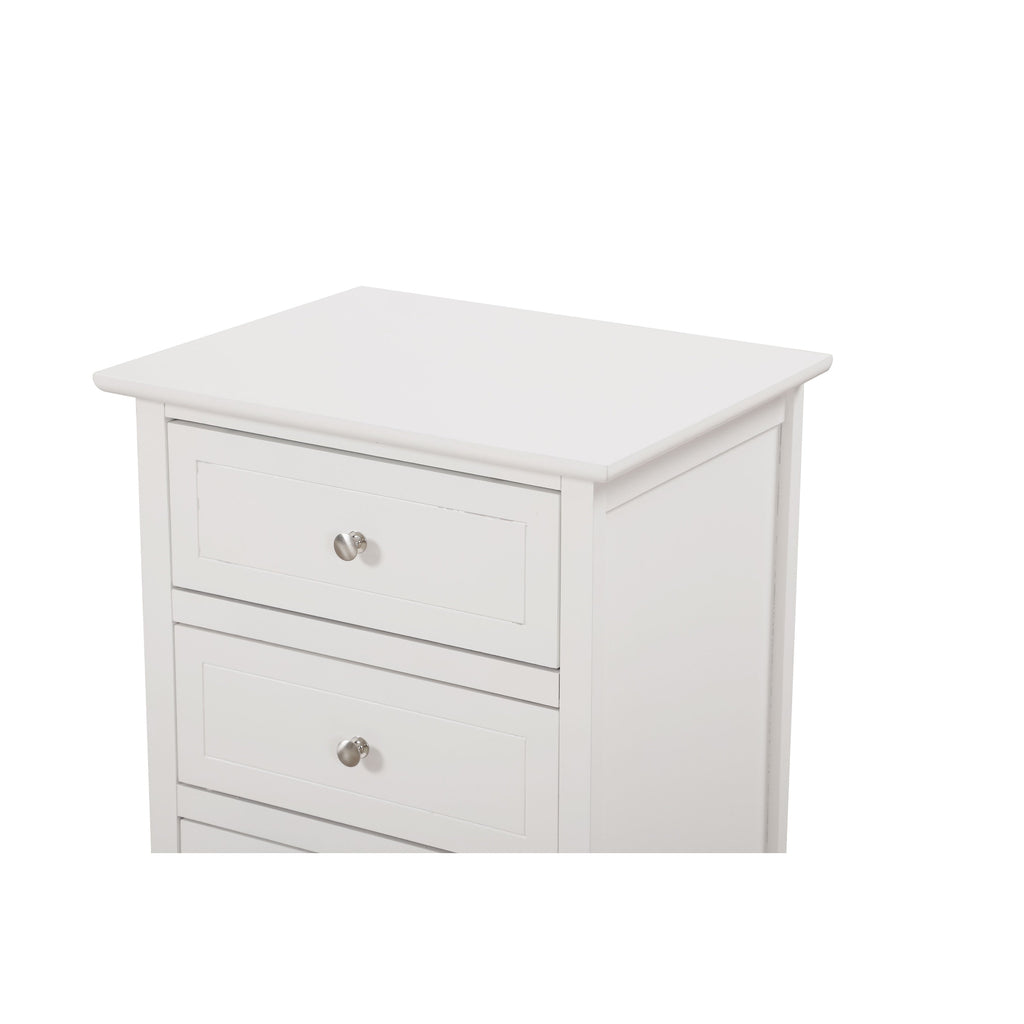 Daniel 3-drawer Transitional Wooden Nightstand