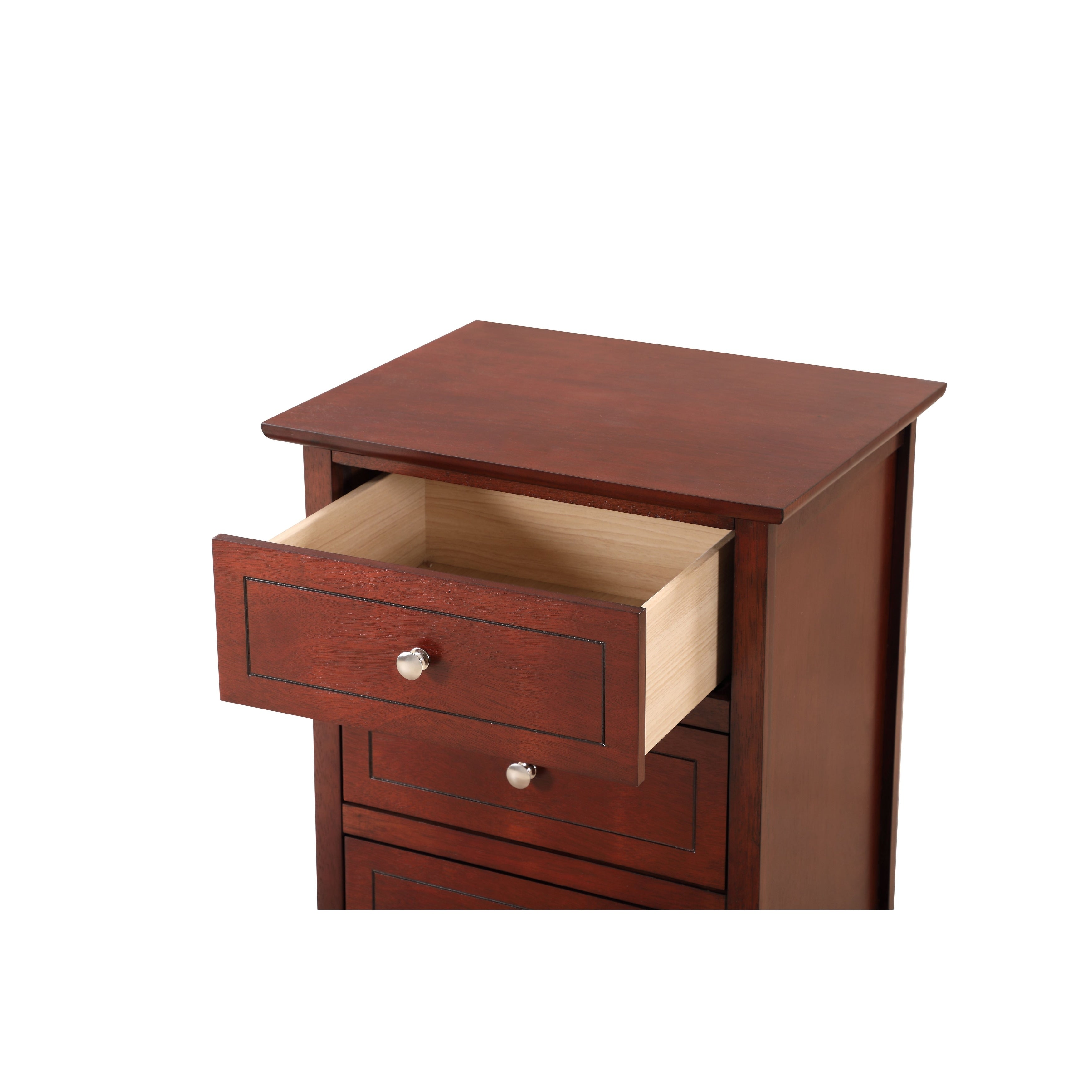Daniel 3-drawer Transitional Wooden Nightstand