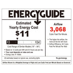 Della River of Goods Oil-Rubbed Bronze and Stained Glass 52-Inch 3-Light Remote-Controlled Ceiling Fan