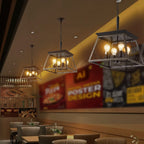 Dimmable 4-Light Farmhouse Chandeliers Light for Dining Room No Bulb