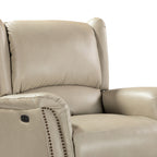 Eduardo Genuine Leather Power Recliner with USB Port Set of 2