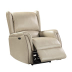 Eduardo Genuine Leather Power Recliner with USB Port Set of 2