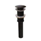 Elite Oil-rubbed Bronze Tall Single-handle Bathroom Vessel Faucet and Pop-up Drain