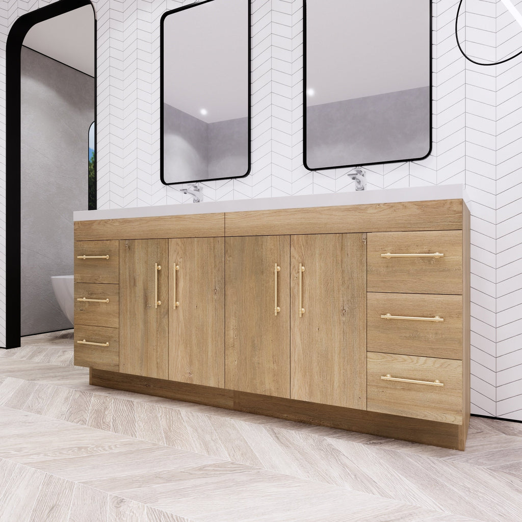 Eliza 72'' Freestanding Vanity with Double Sink